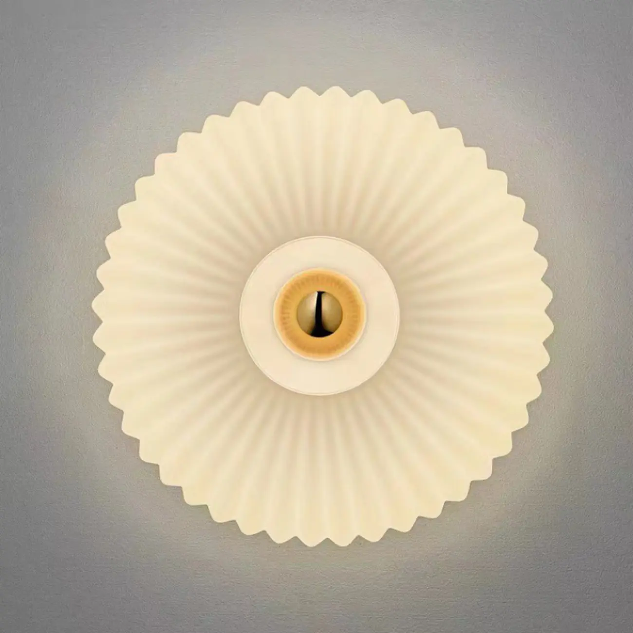 Modern Glass Gold Ripples Design Wall Sconce Image - 9 | homeyfad