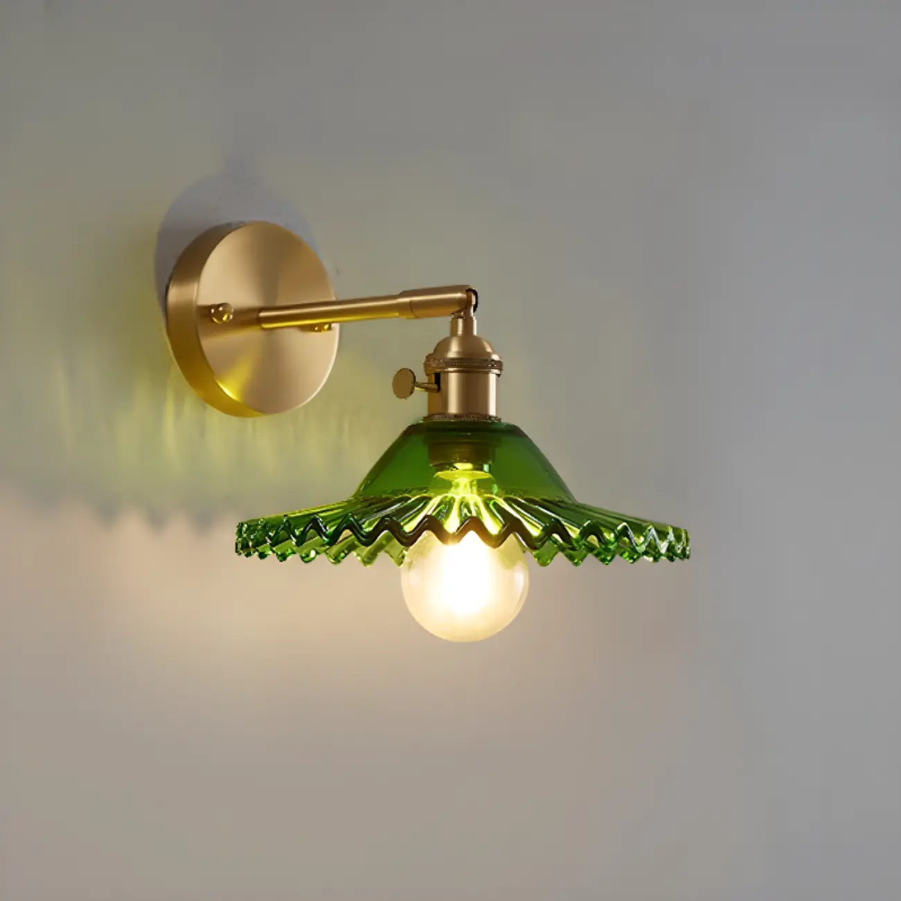 Modern Mini Brass LED Wall Sconce for Residential Use | homeyfad
