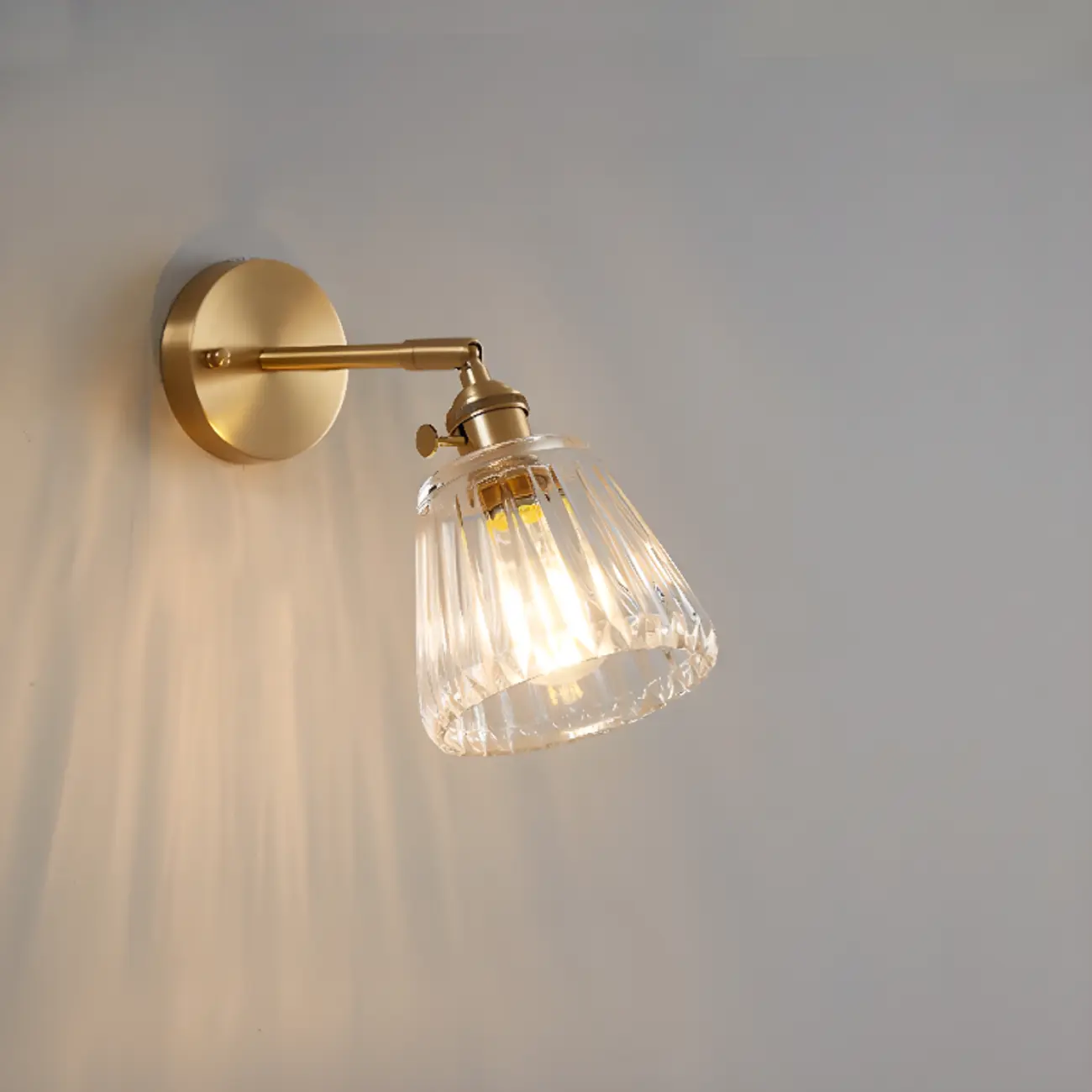 Modern Mini Brass LED Wall Sconce for Residential Use | homeyfad
