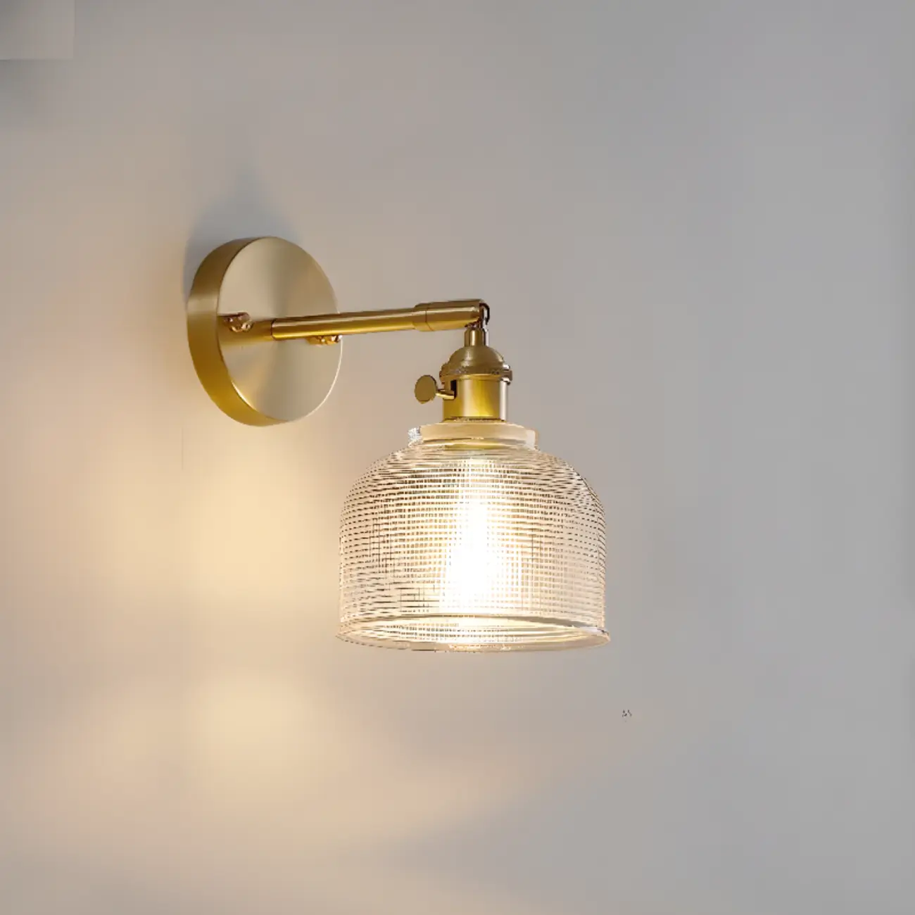 Modern Mini Brass LED Wall Sconce for Residential Use | homeyfad