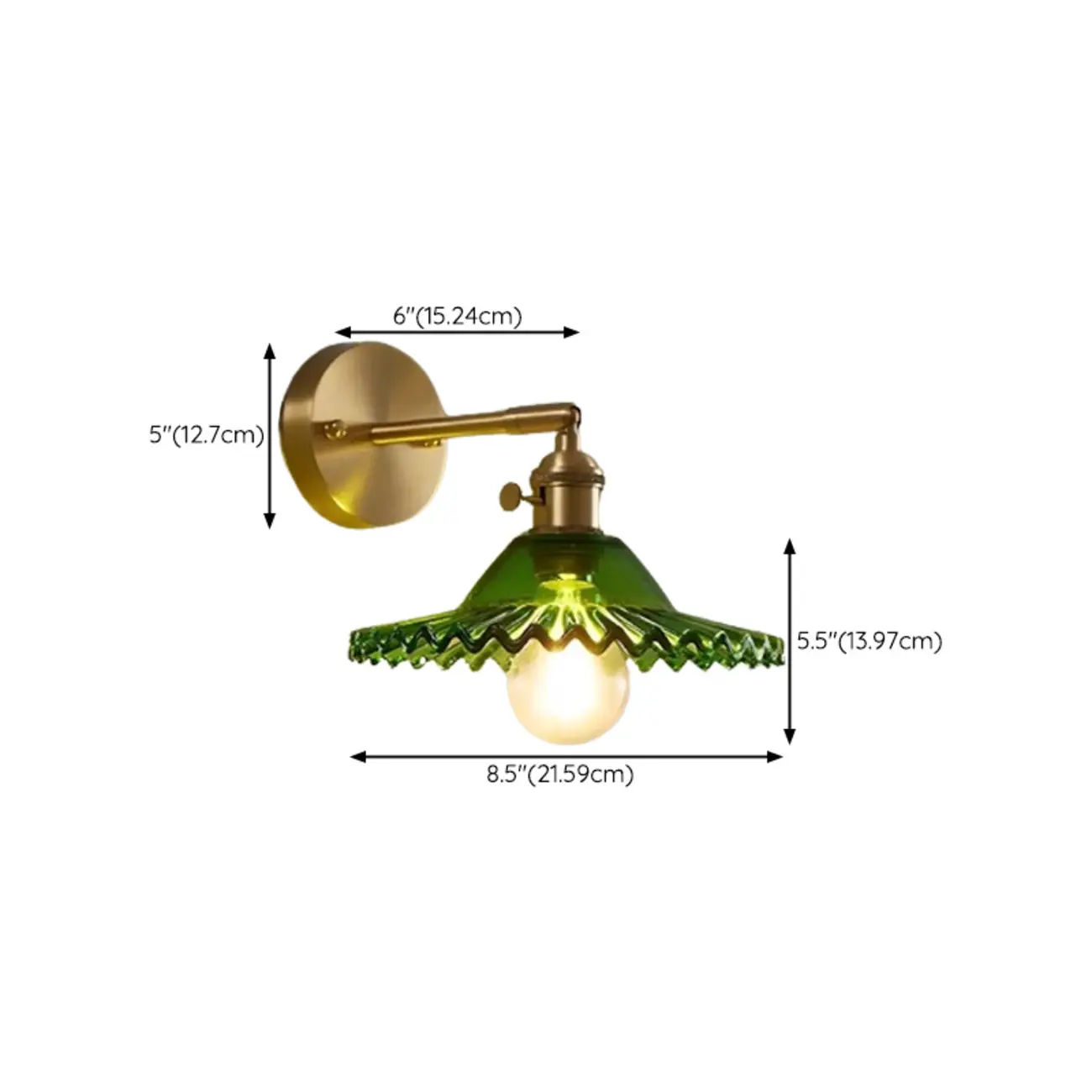 Modern Mini Brass LED Wall Sconce for Residential Use | homeyfad