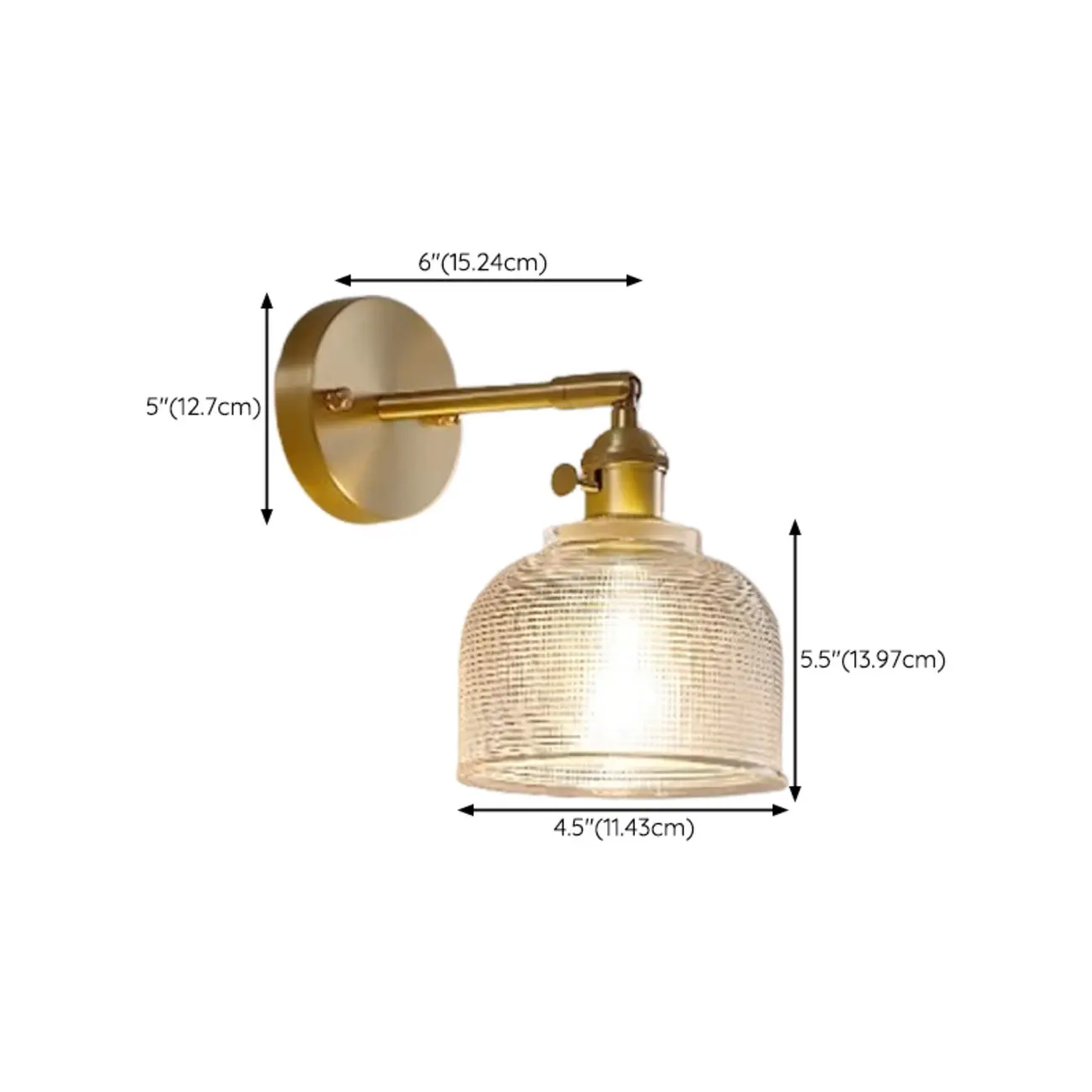Modern Mini Brass LED Wall Sconce for Residential Use | homeyfad