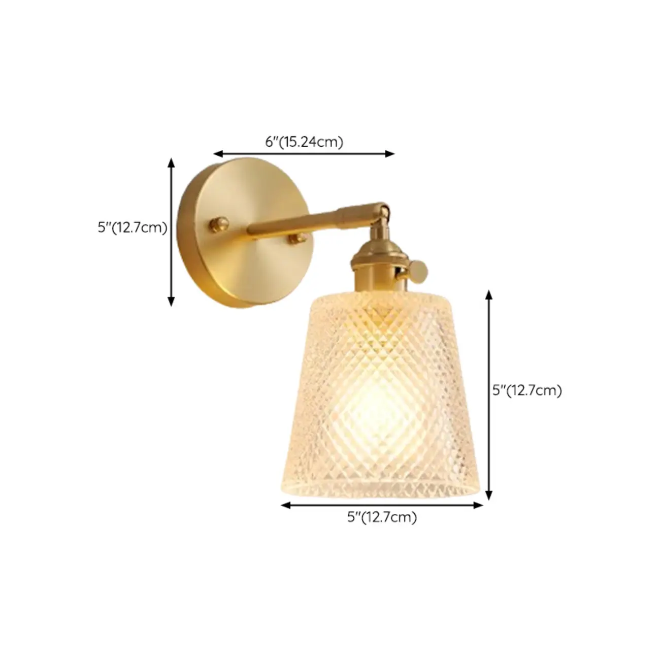 Modern Mini Brass LED Wall Sconce for Residential Use | homeyfad
