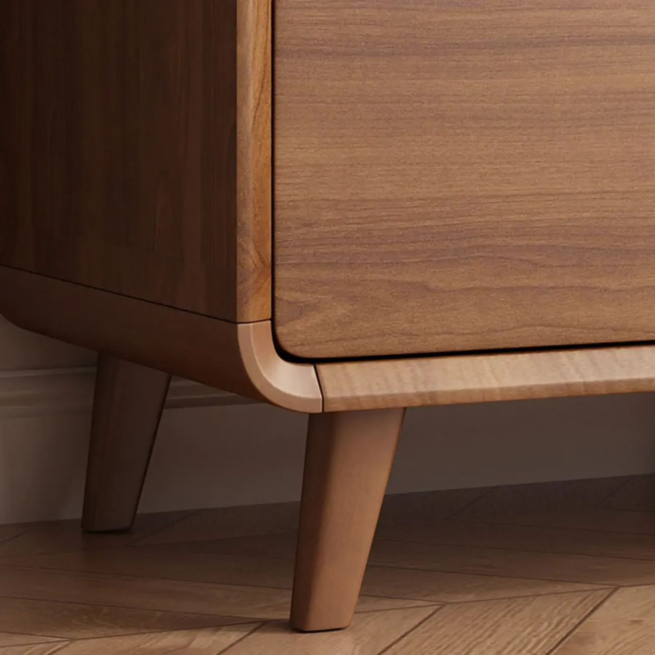 Mid-Century Modern 6-drawer Wood Freestanding Dresser Image - 10