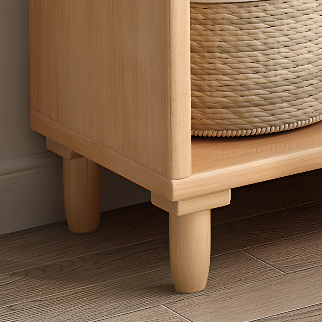 67" H Versatile 2 Drawers Open Back Wood Bookcase Shelf Image - 3 | homeyfad