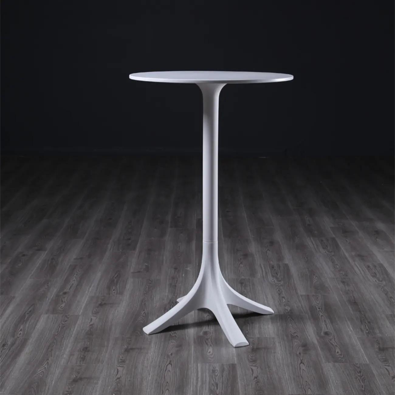 Fashion Synthetic Round White Fixed Top Bar Tables Image - 6 | homeyfad
