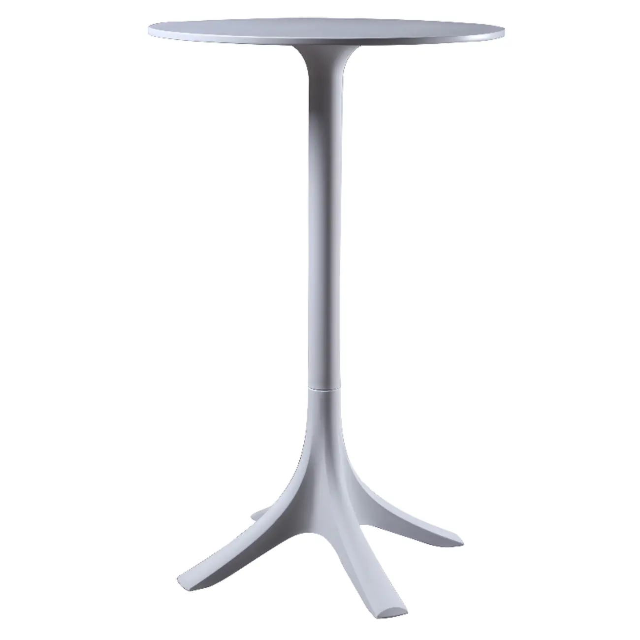 Fashion Synthetic Round White Fixed Top Bar Tables Image - 7 | homeyfad