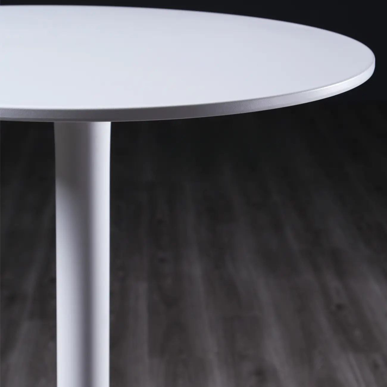 Fashion Synthetic Round White Fixed Top Bar Tables Image - 8 | homeyfad