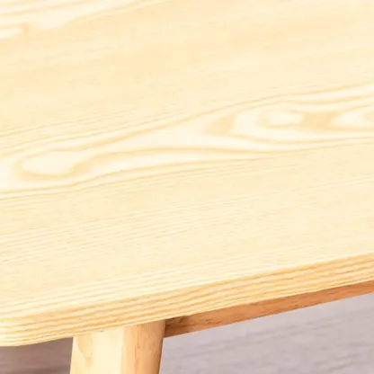 Scandinavian Wooden Freeform Bar Height Table for Dining Room Image - 12