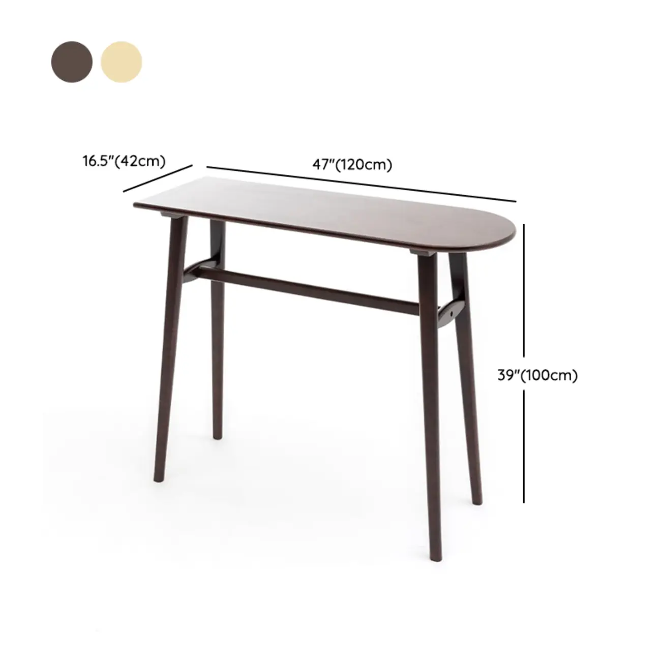 Scandinavian Wooden Freeform Bar Height Table for Dining Room Image - 19 | homeyfad