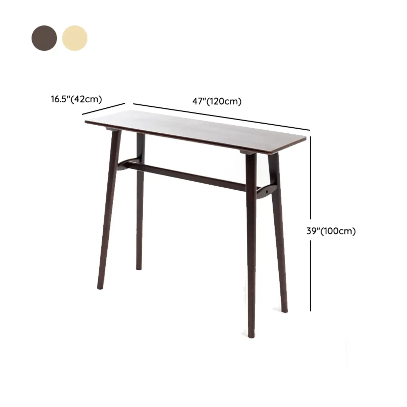 Scandinavian Wooden Freeform Bar Height Table for Dining Room Image - 20 | homeyfad