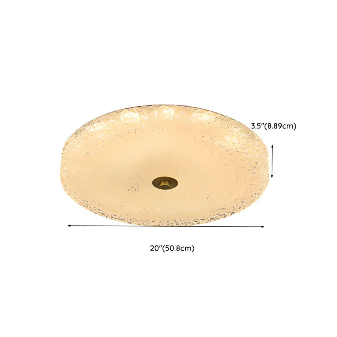 Circular Gold LED Flush Ceiling Light for Bedroom Decor Image - 25 | homeyfad