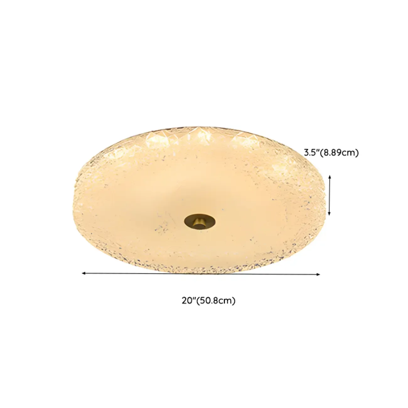 Circular Gold LED Flush Ceiling Light for Bedroom Decor Image - 25