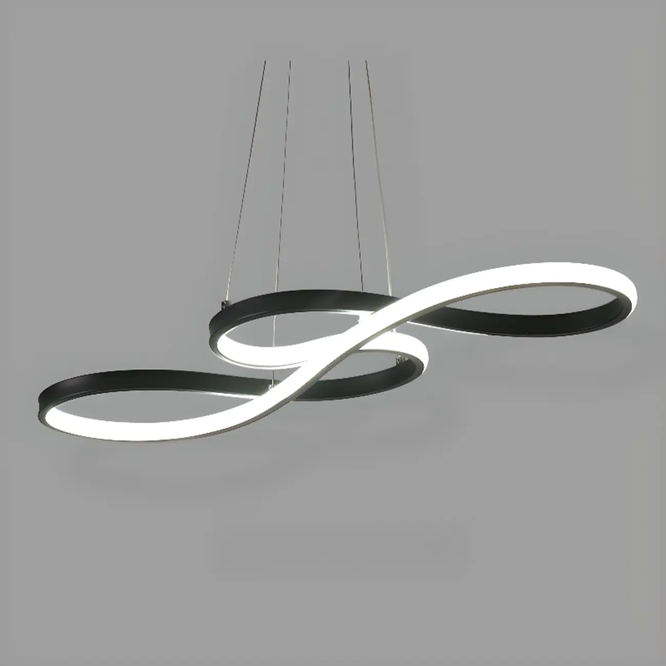 Modern Metal Gold Linear Pendant for Kitchen Island Image - 6 | homeyfad