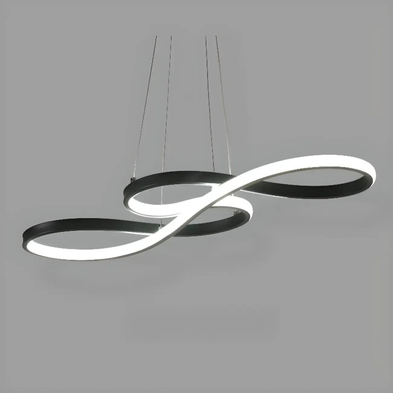 Modern Metal Gold Linear Pendant for Kitchen Island Image - 6