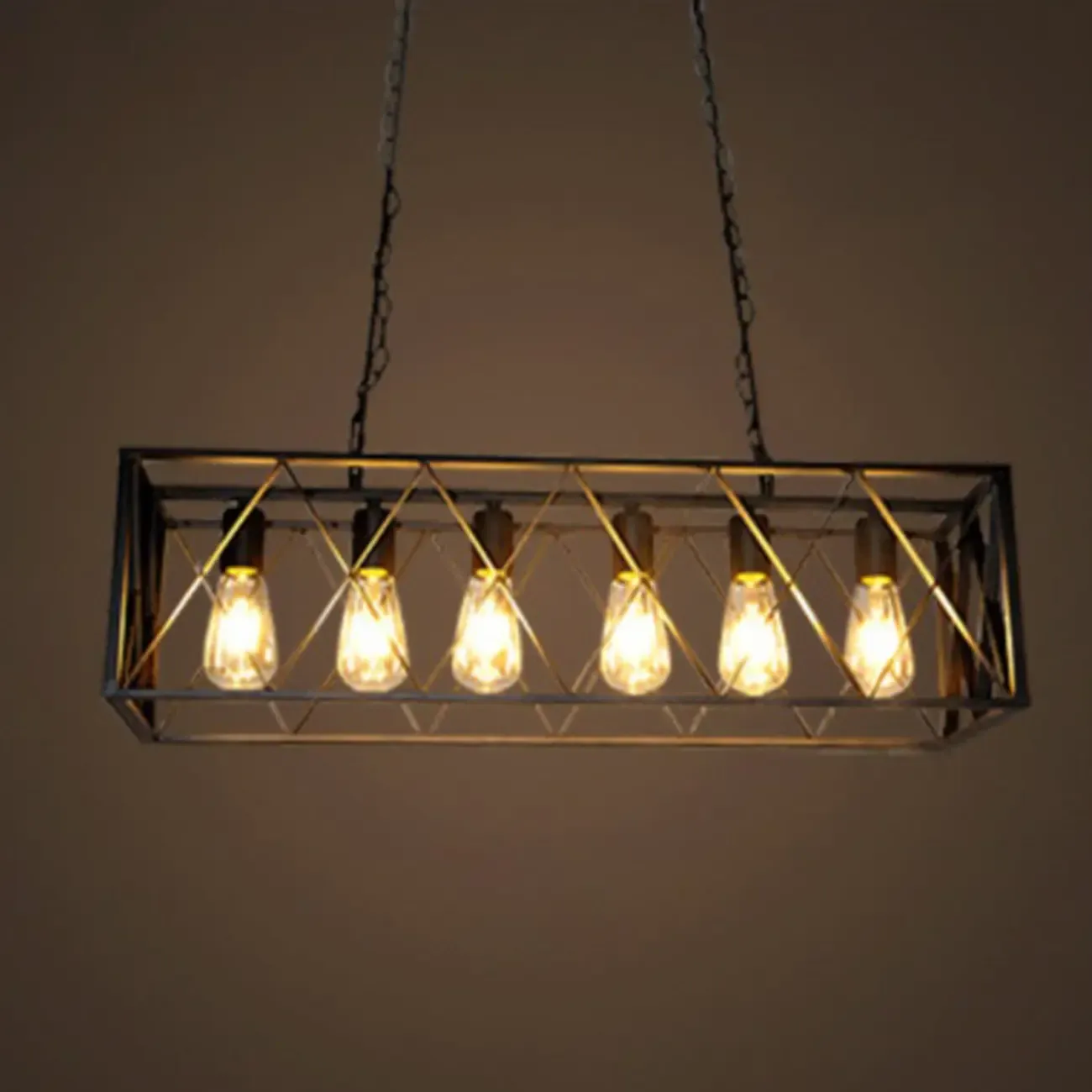 Industrial Matte Black Pendant Light with Iron Shade Image - 3