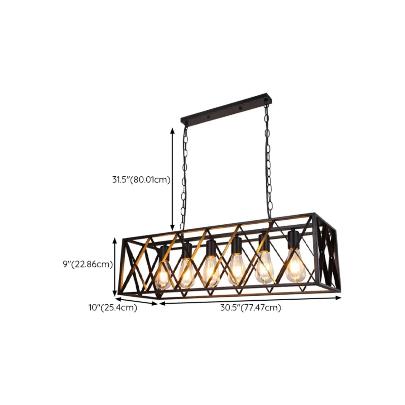 Industrial Matte Black Pendant Light with Iron Shade Image - 13