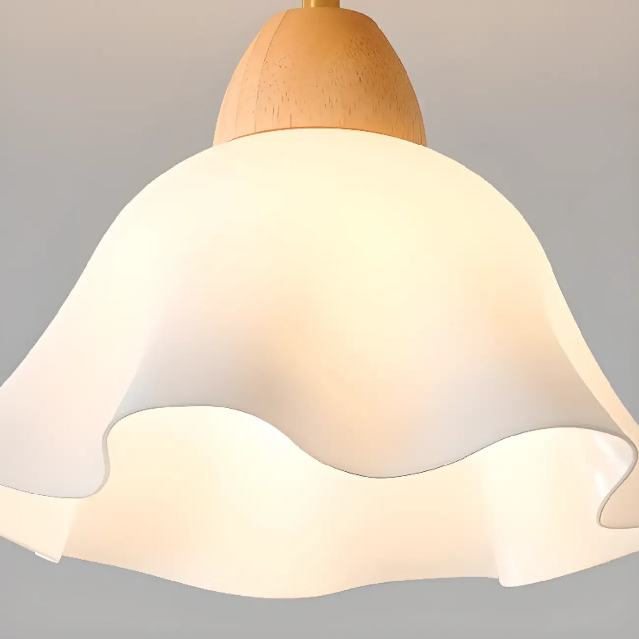 5 to 9 Inch Natural Finish Ceiling Light for Home Decor Image - 9