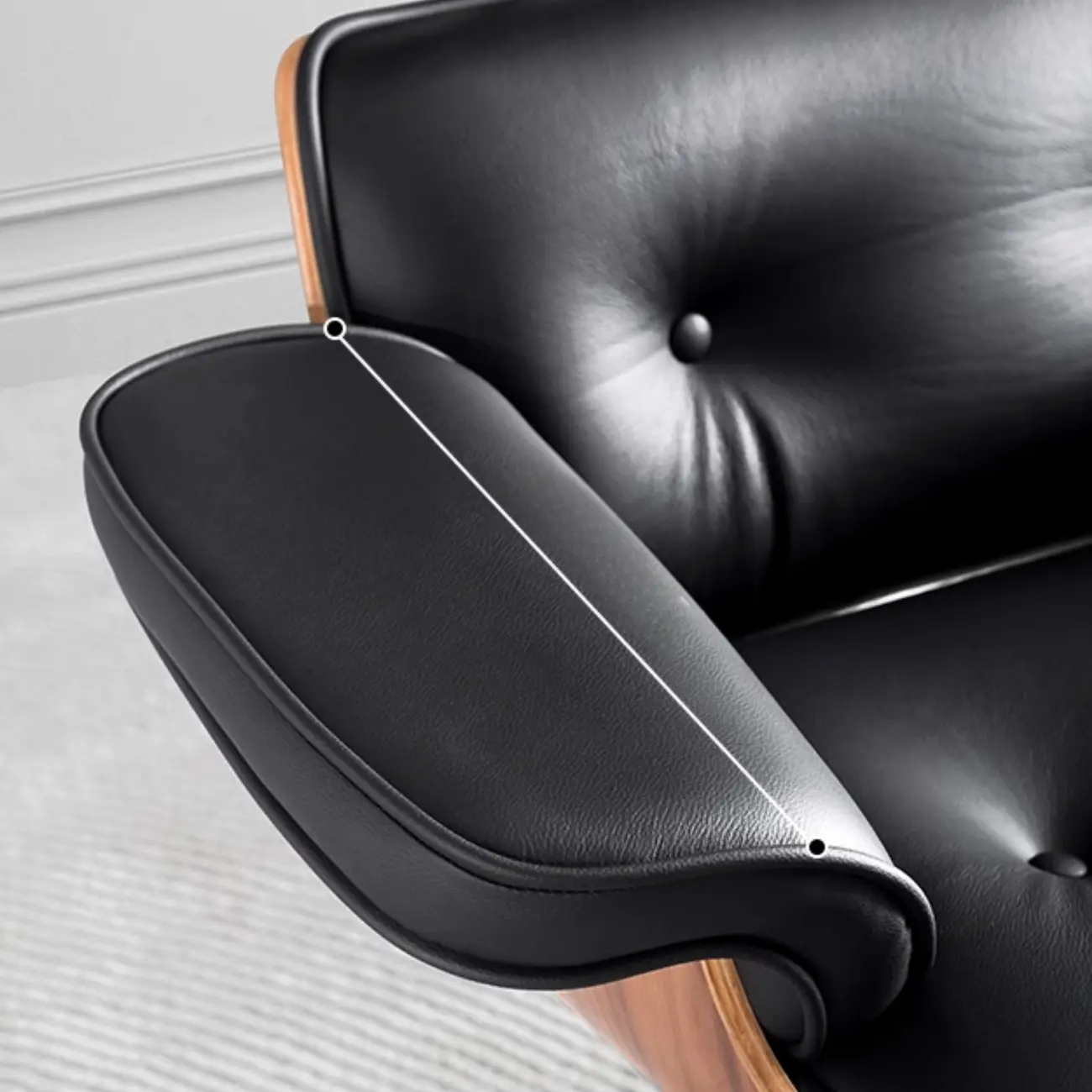 Elegant Leather Adjustable Swivel Office Chair Image - 12 | homeyfad