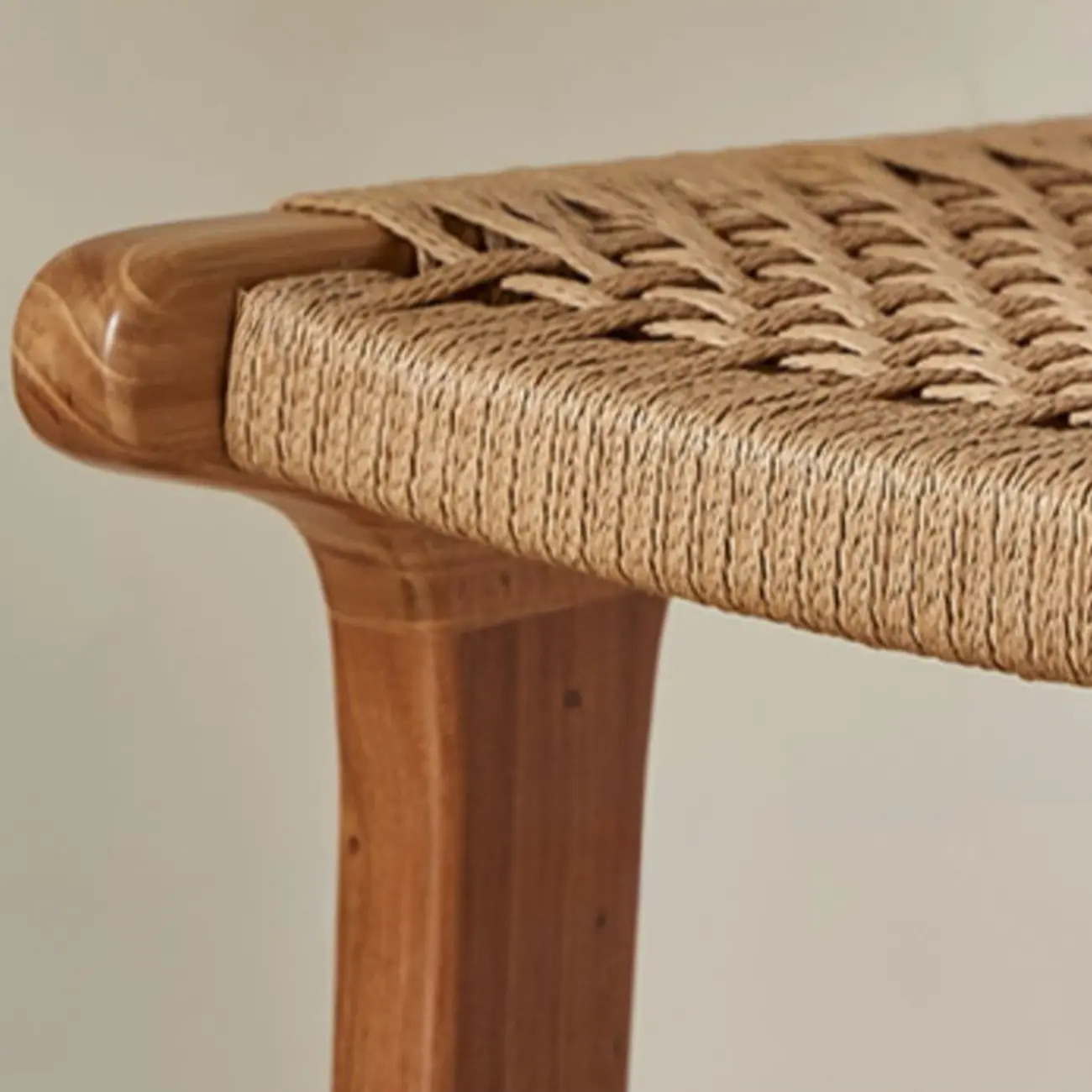 Scandinavian Wooden Ratten Bar Stool Image - 8 | homeyfad