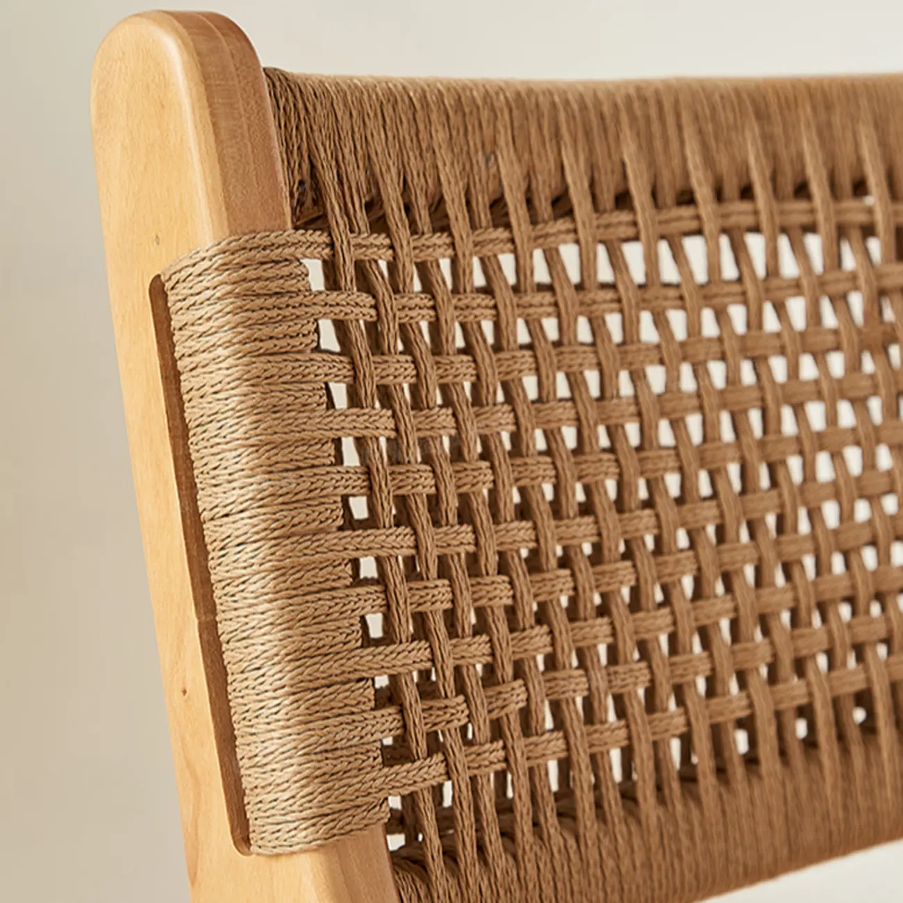 Scandinavian Wooden Ratten Bar Stool | homeyfad