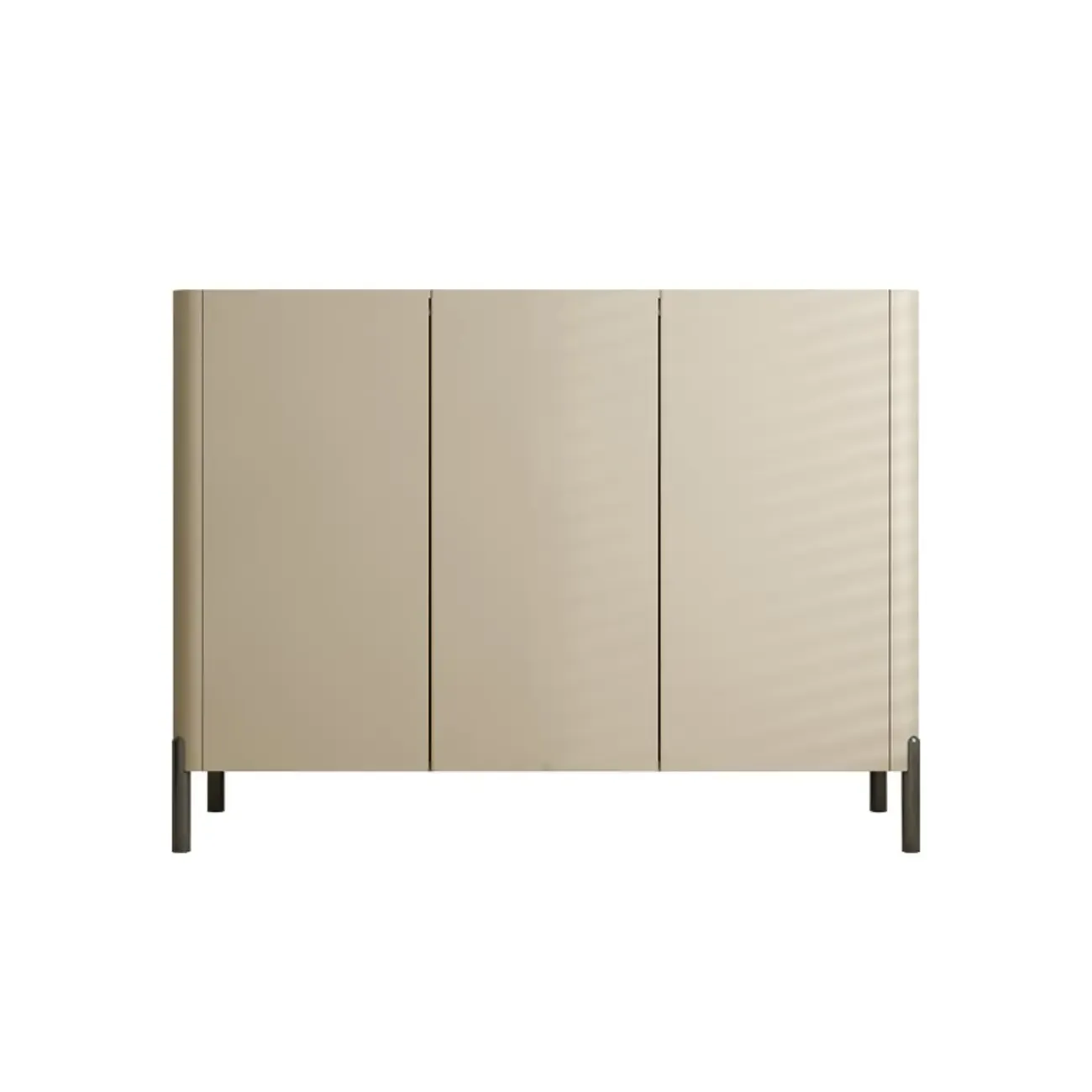 Coffee Solid Wood Shoe Cabinet with Adjustable Shelves Image - 6