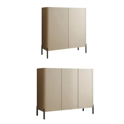 Coffee Solid Wood Shoe Cabinet with Adjustable Shelves Image - 10