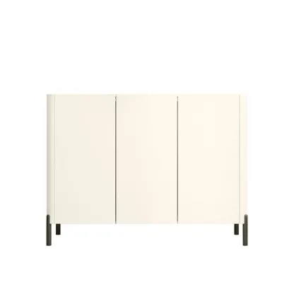 Coffee Solid Wood Shoe Cabinet with Adjustable Shelves Image - 11