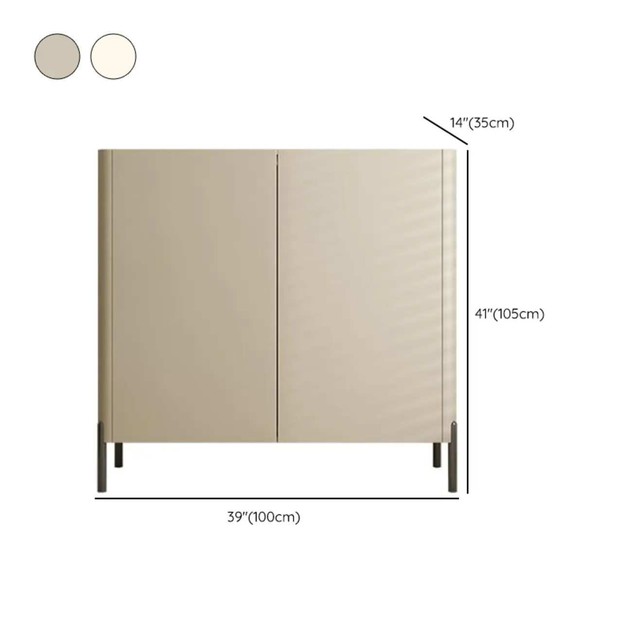 Coffee Solid Wood Shoe Cabinet with Adjustable Shelves Image - 13 | homeyfad