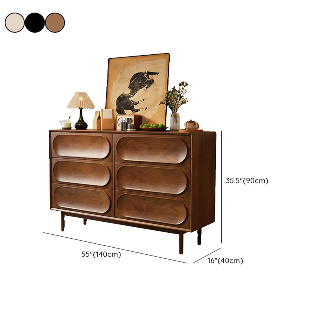 Elegant White 5-drawer Modern Wooden Lingerie Chest Image - 13 | homeyfad