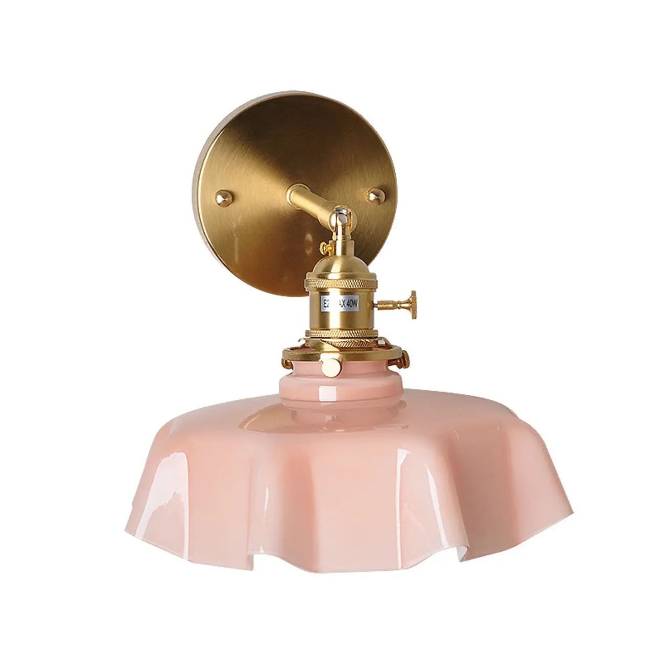 Vintage Gold Glass Wall Sconce for Indoor Decor Image - 10 | homeyfad