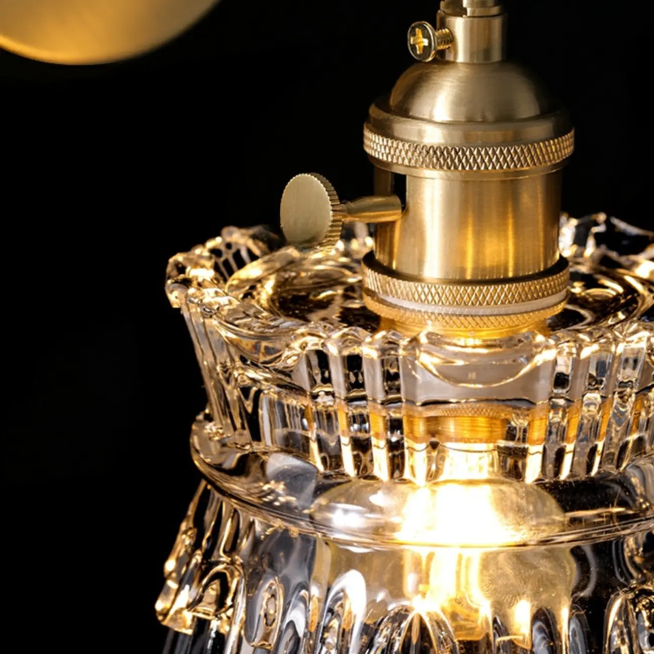 Modern Brass and Glass LED Wall Light for Indoor Decor Image - 12 | homeyfad