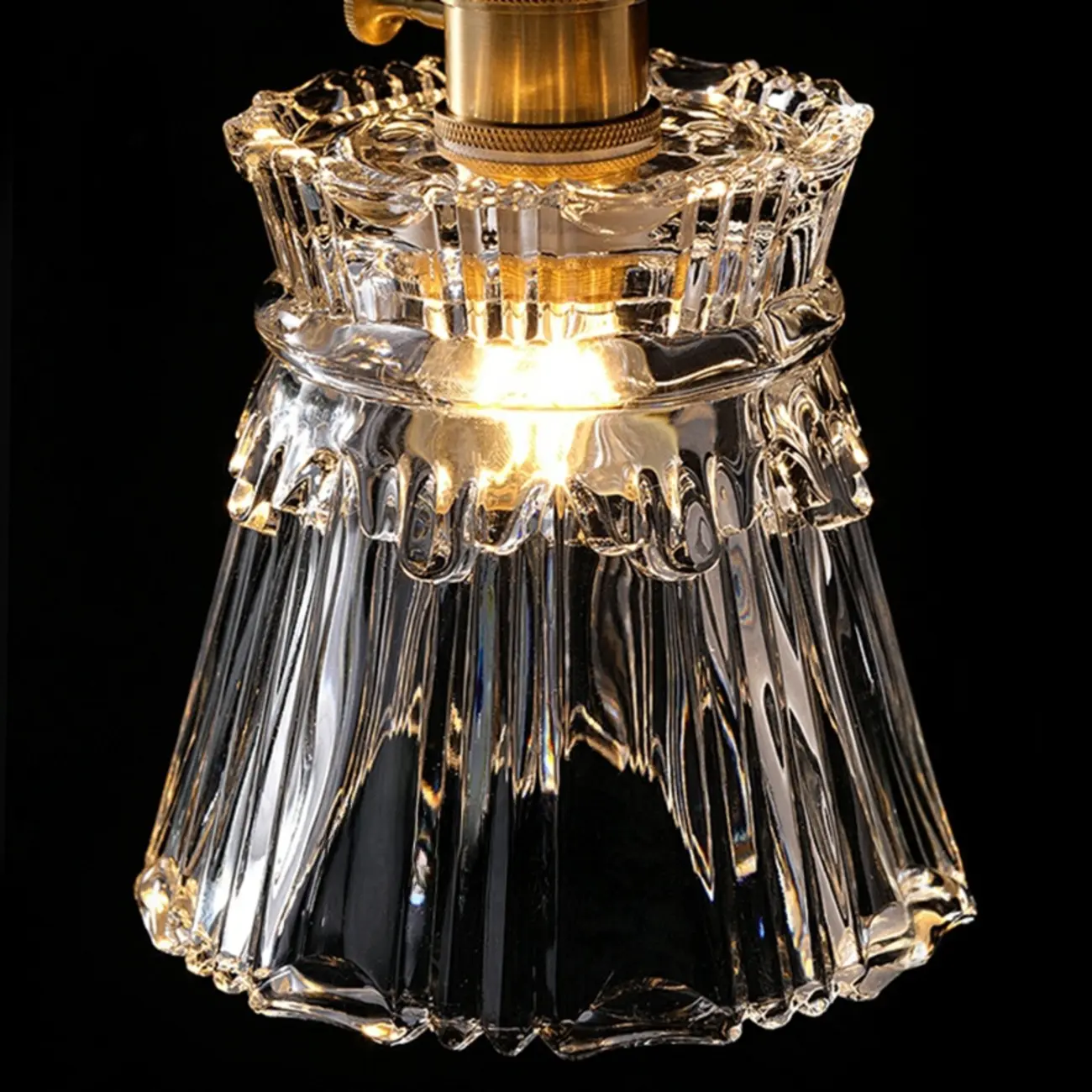 Modern Brass and Glass LED Wall Light for Indoor Decor Image - 15 | homeyfad