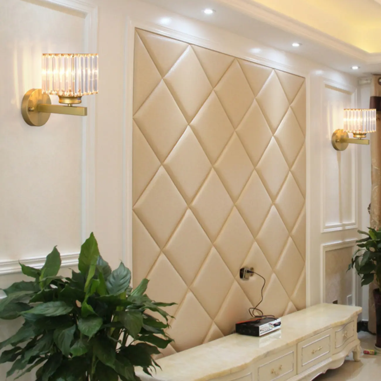 Modern Geometric Crystal Wall Light for Indoor Decor Image - 8 | homeyfad