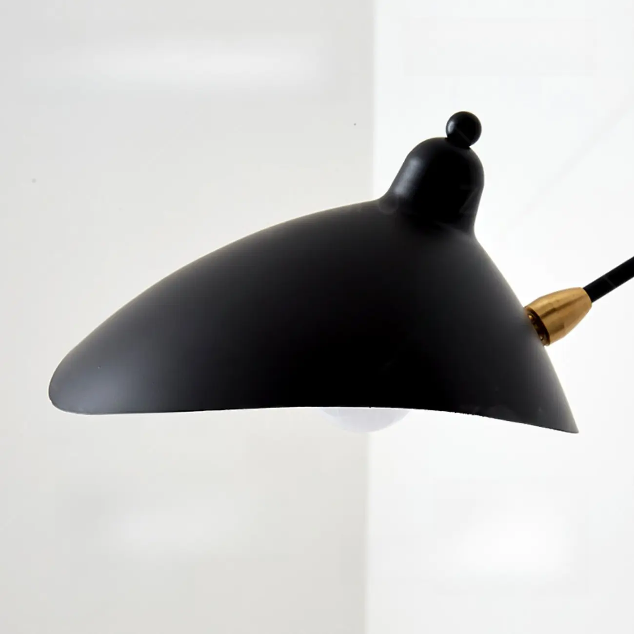 2-Light and 1-Light Metal Black Swing Arm Wall Light Image - 7 | homeyfad