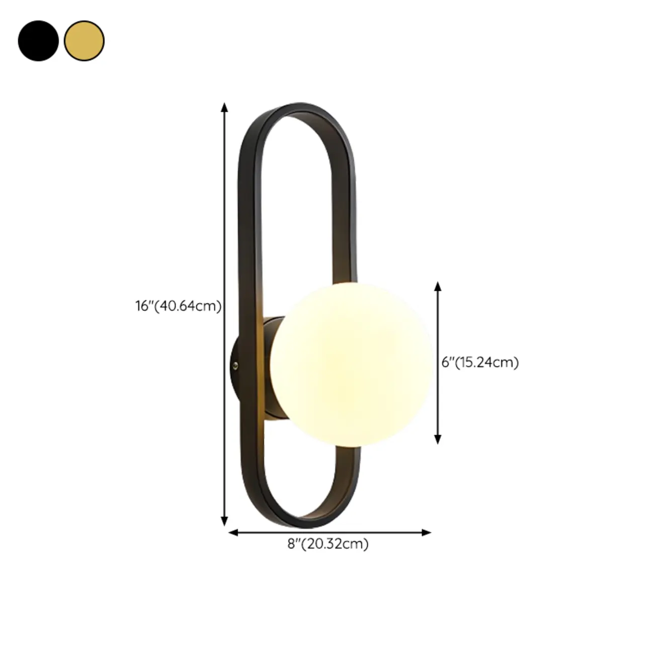 Modern Gold Wall Light with Glass Shade for Indoor Image - 15 | homeyfad