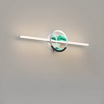 Dimmable Glass Bathroom Vanity Light with Integrated LED