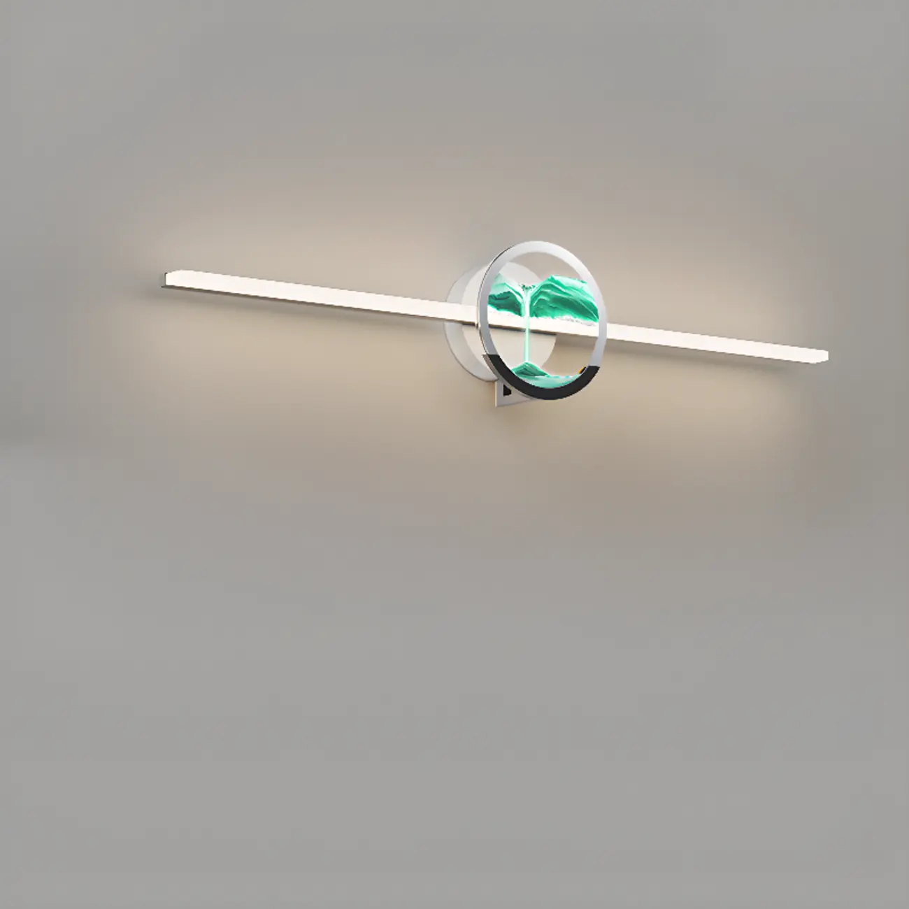 Dimmable Glass Bathroom Vanity Light with Integrated LED | homeyfad