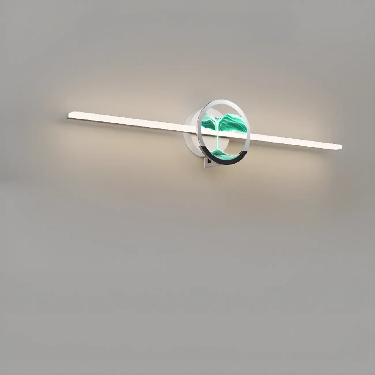 Dimmable Glass Bathroom Vanity Light with Integrated LED