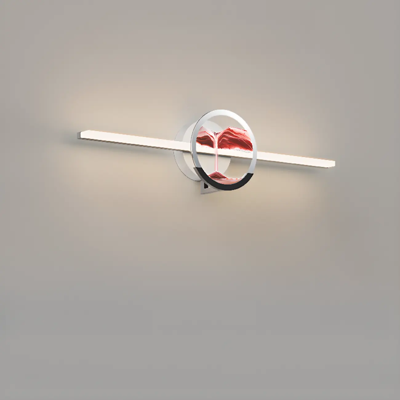 Dimmable Glass Bathroom Vanity Light with Integrated LED | homeyfad