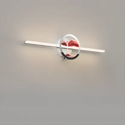 Dimmable Glass Bathroom Vanity Light with Integrated LED