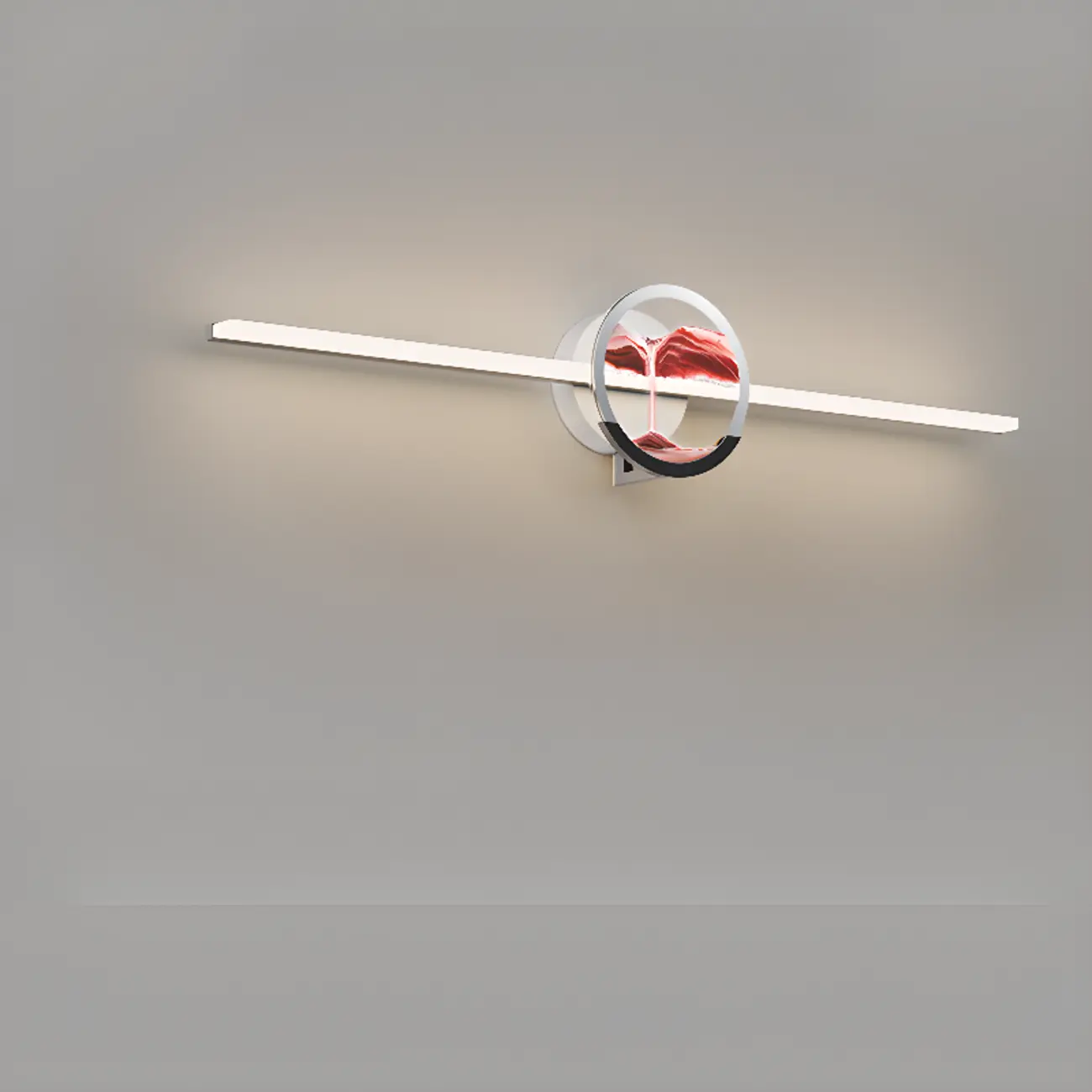 Dimmable Glass Bathroom Vanity Light with Integrated LED | homeyfad