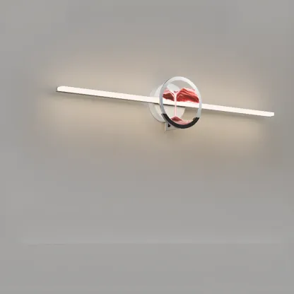 Dimmable Glass Bathroom Vanity Light with Integrated LED