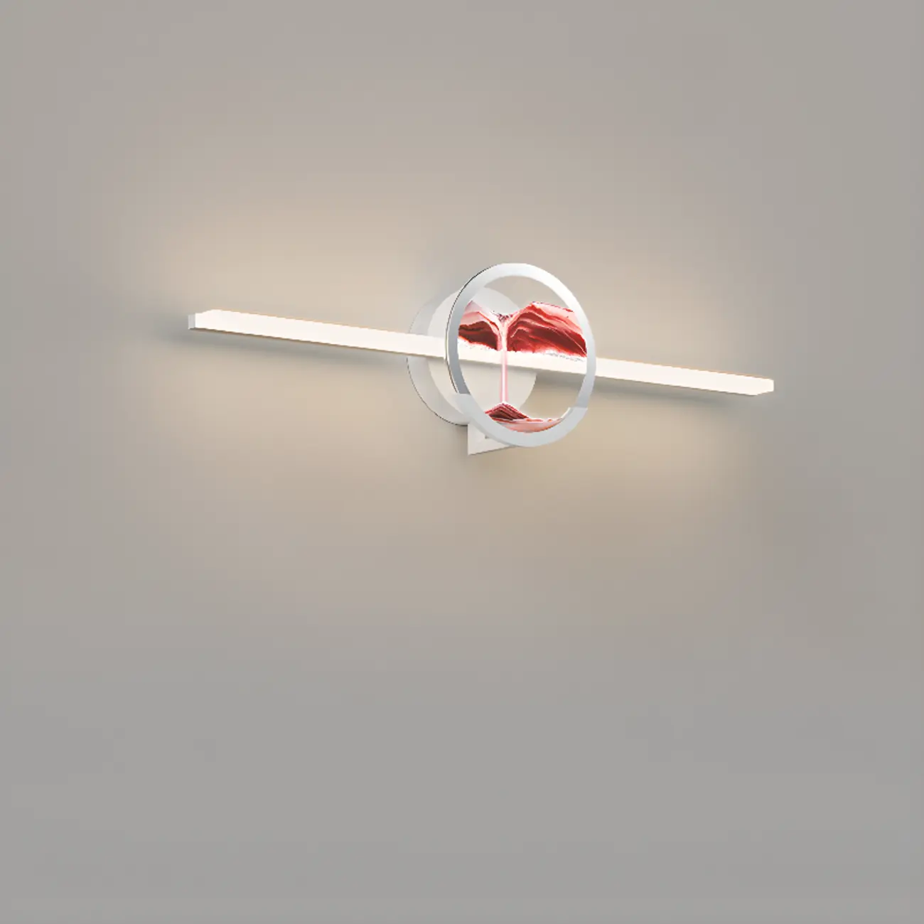 Dimmable Glass Bathroom Vanity Light with Integrated LED | homeyfad