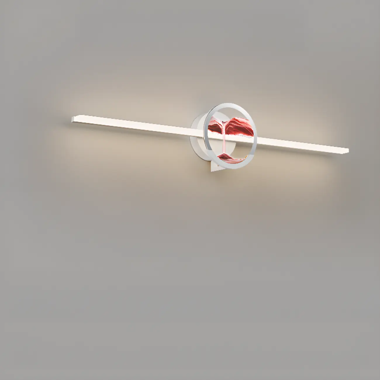 Dimmable Glass Bathroom Vanity Light with Integrated LED | homeyfad