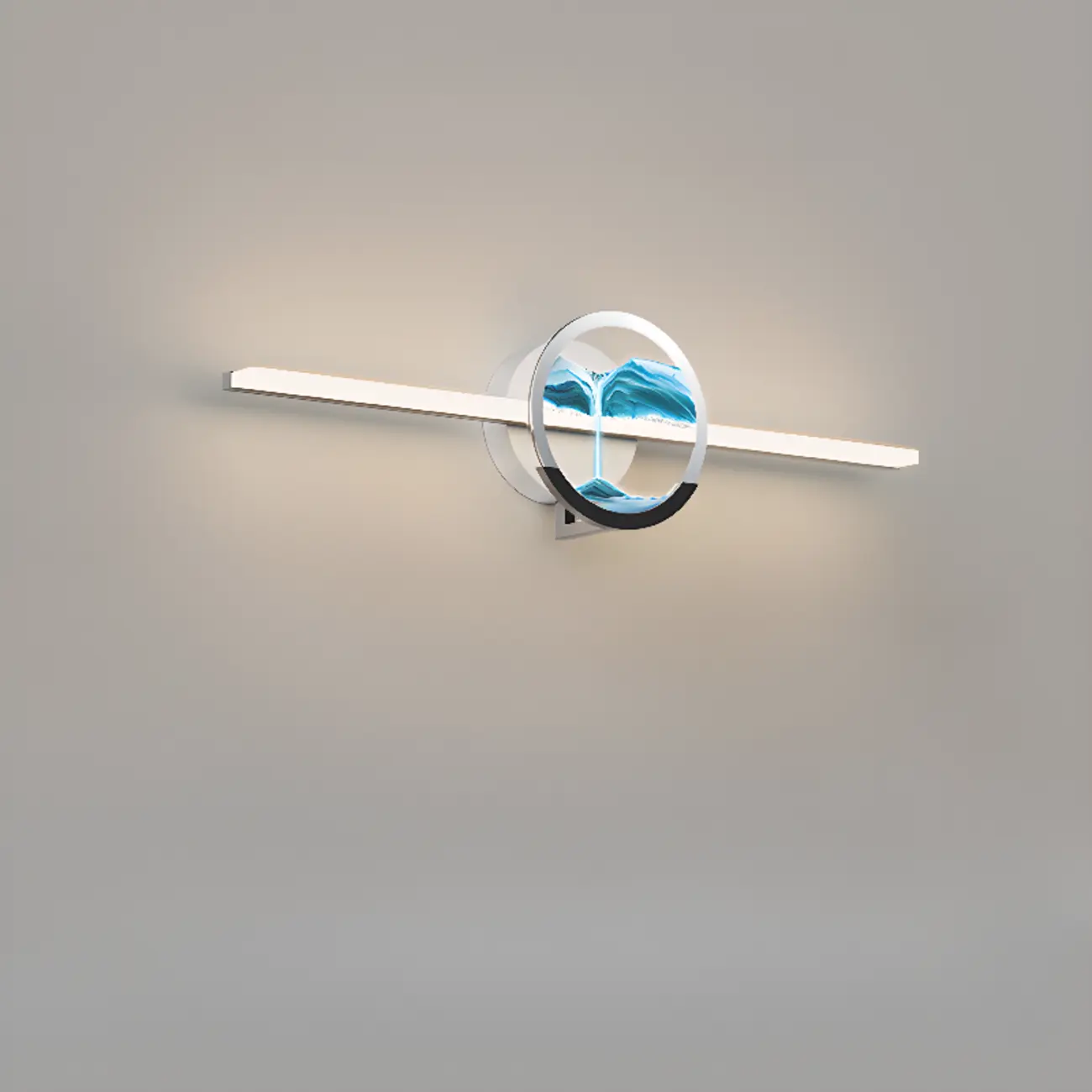 Dimmable Glass Bathroom Vanity Light with Integrated LED | homeyfad