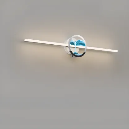 Dimmable Glass Bathroom Vanity Light with Integrated LED