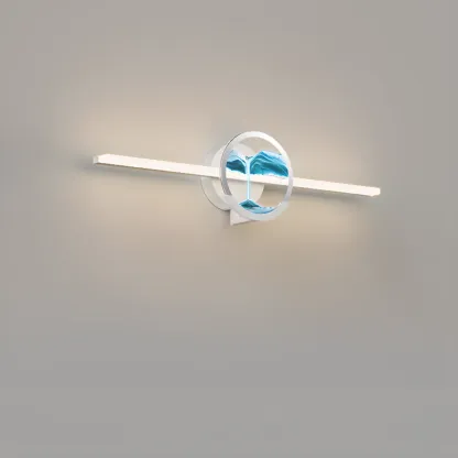 Dimmable Glass Bathroom Vanity Light with Integrated LED