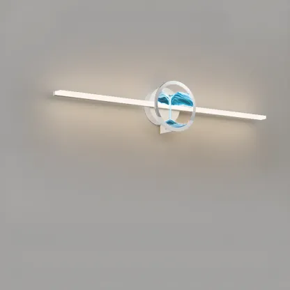 Dimmable Glass Bathroom Vanity Light with Integrated LED