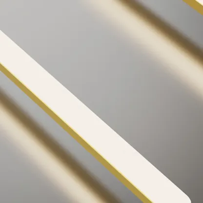 Dimmable Glass Bathroom Vanity Light with Integrated LED